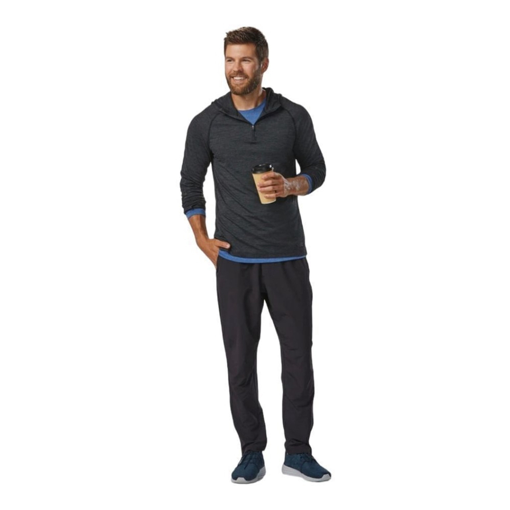 R-GEAR IN THE ZONE MEN'S 1/4 ZIP HOODIE sz M Heathered Charcoal NWT